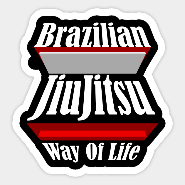 BJJ Way Of Life Sticker by Dojo Artist